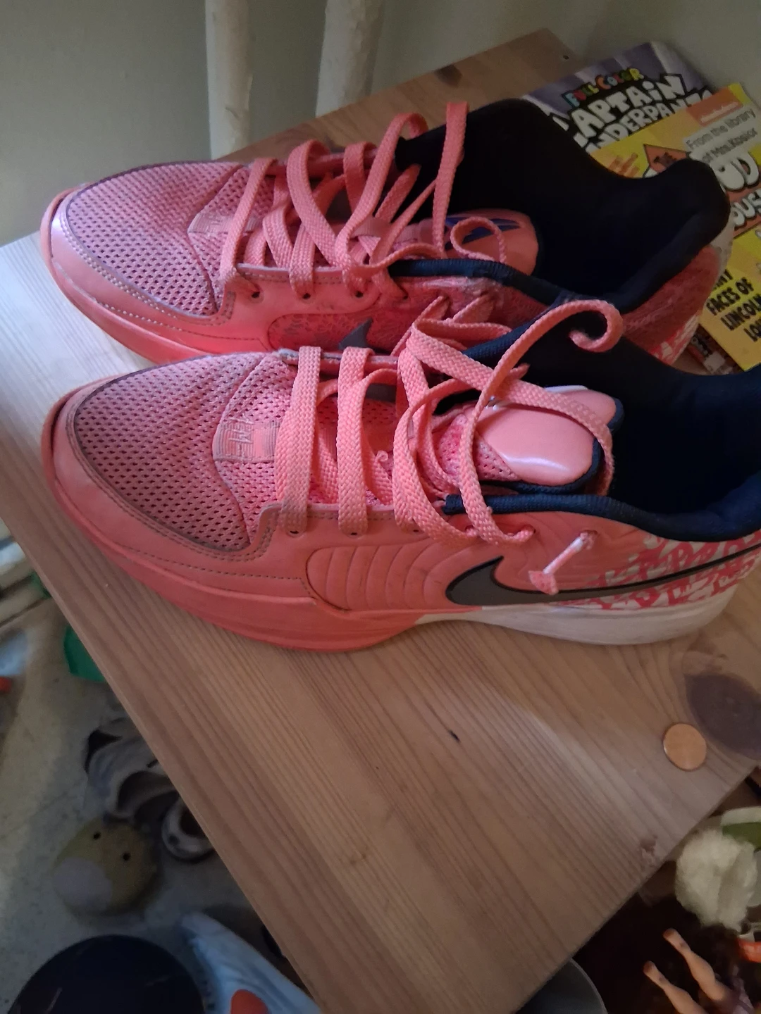 Nike Basketball Shoes Coral