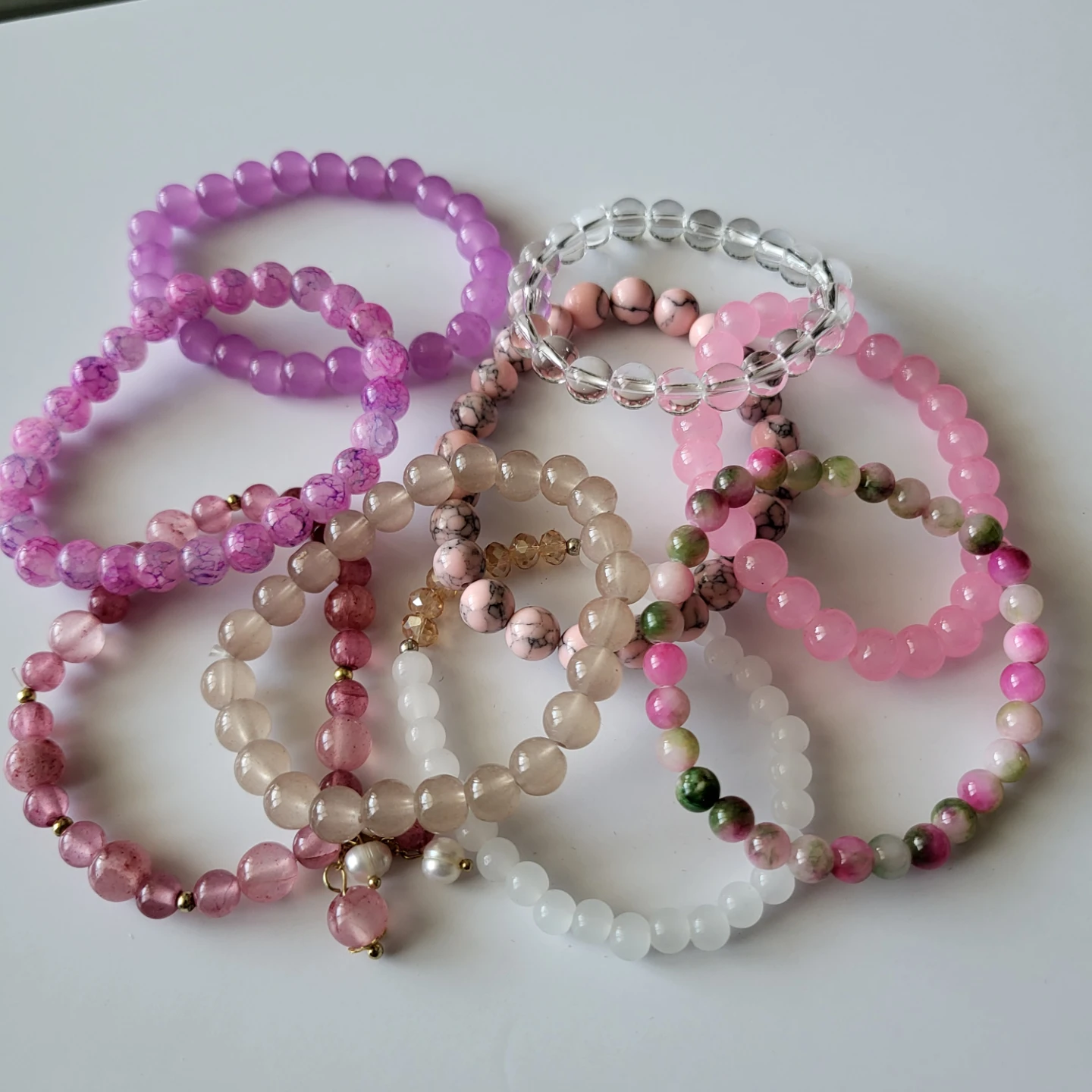 Large Collection of Assorted Beaded Bracelets - photo 4