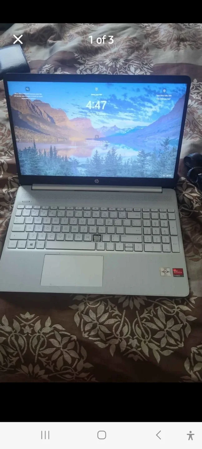 HP 15.6" FHD AMD Athalon Gold laptop - photo 3