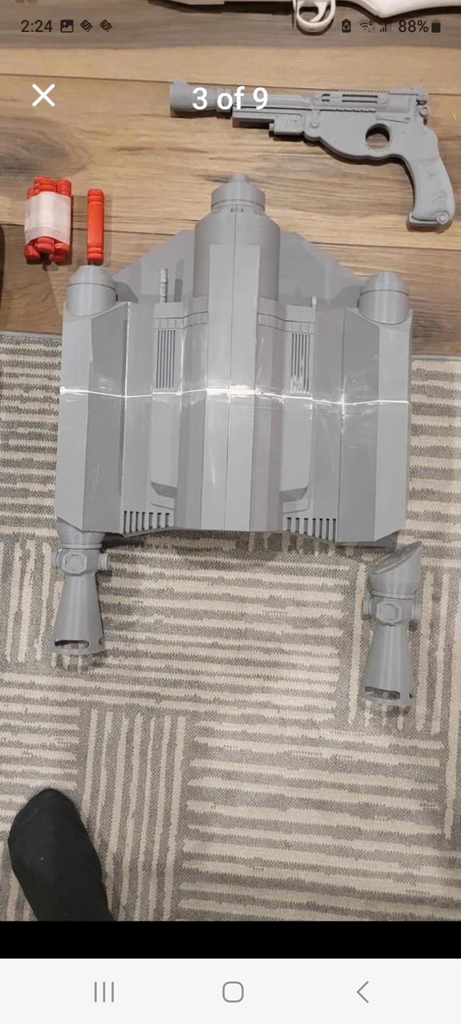 Mandalorian Helmet and Jetpack Prop Set complete - photo 3