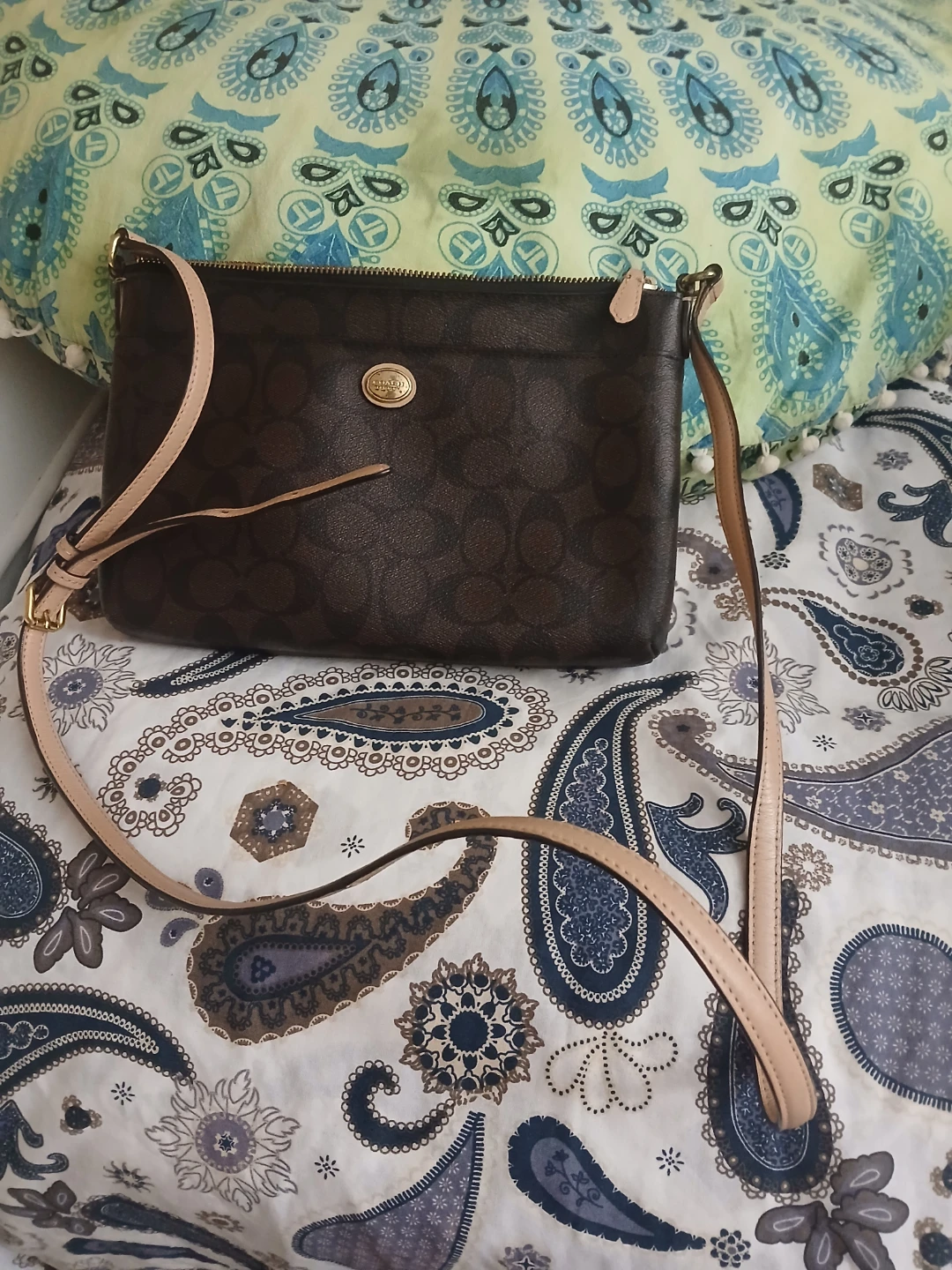 Coach Signature Print Crossbody Bag - photo 3