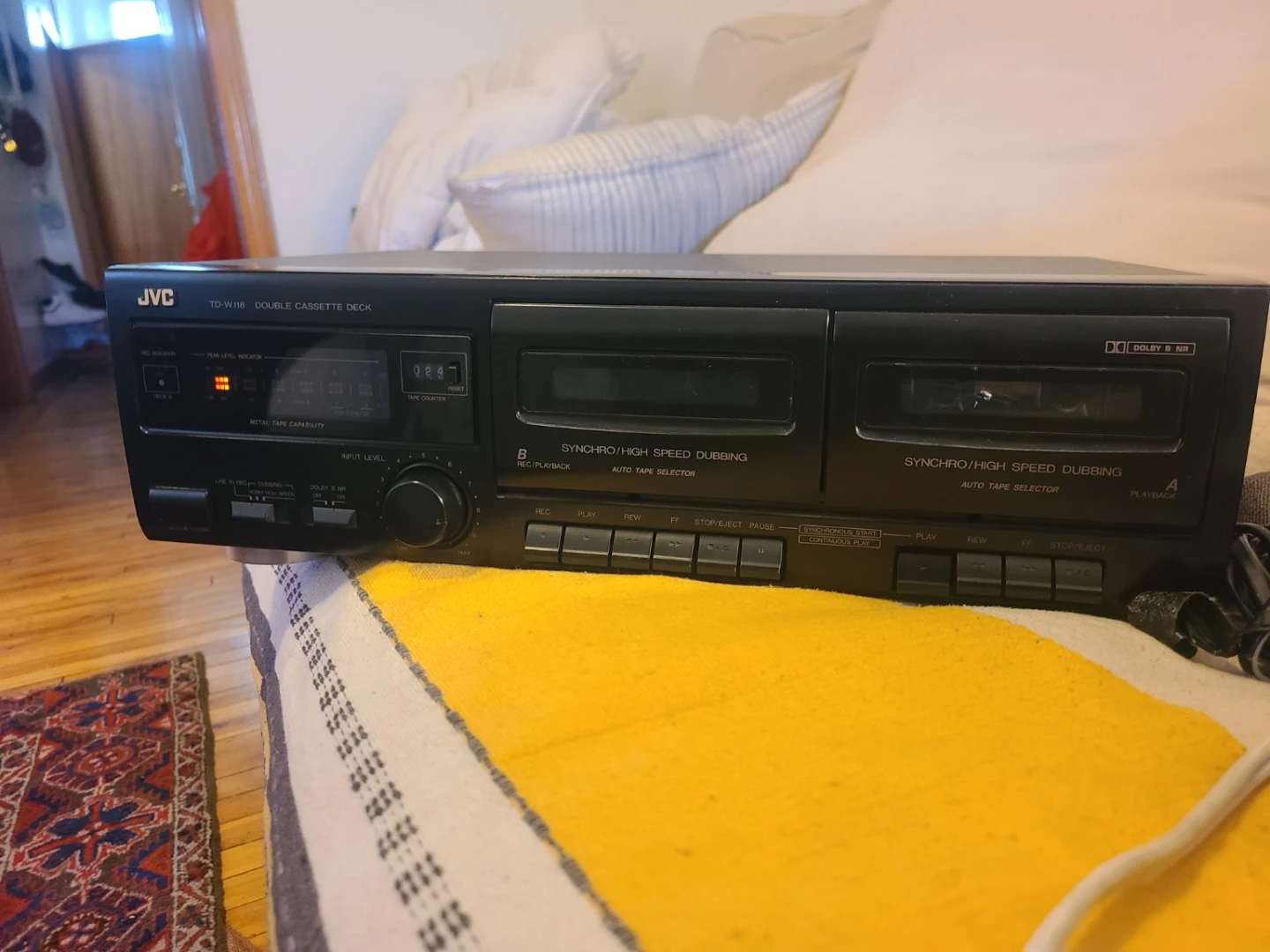 JVC TD-W118BK Double Cassette Deck - photo 3