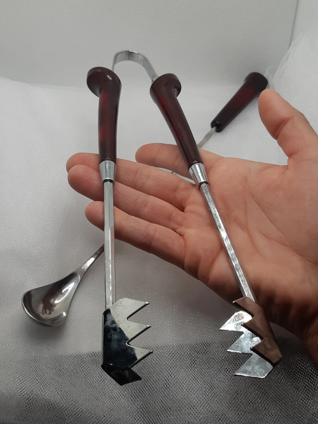 Vintage Mid-century Modern bar tool set - photo 2