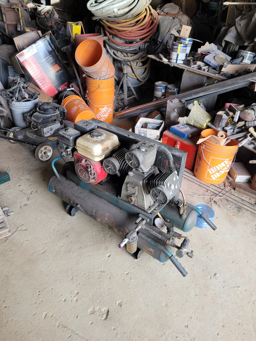 Gas Powered Air Compressor