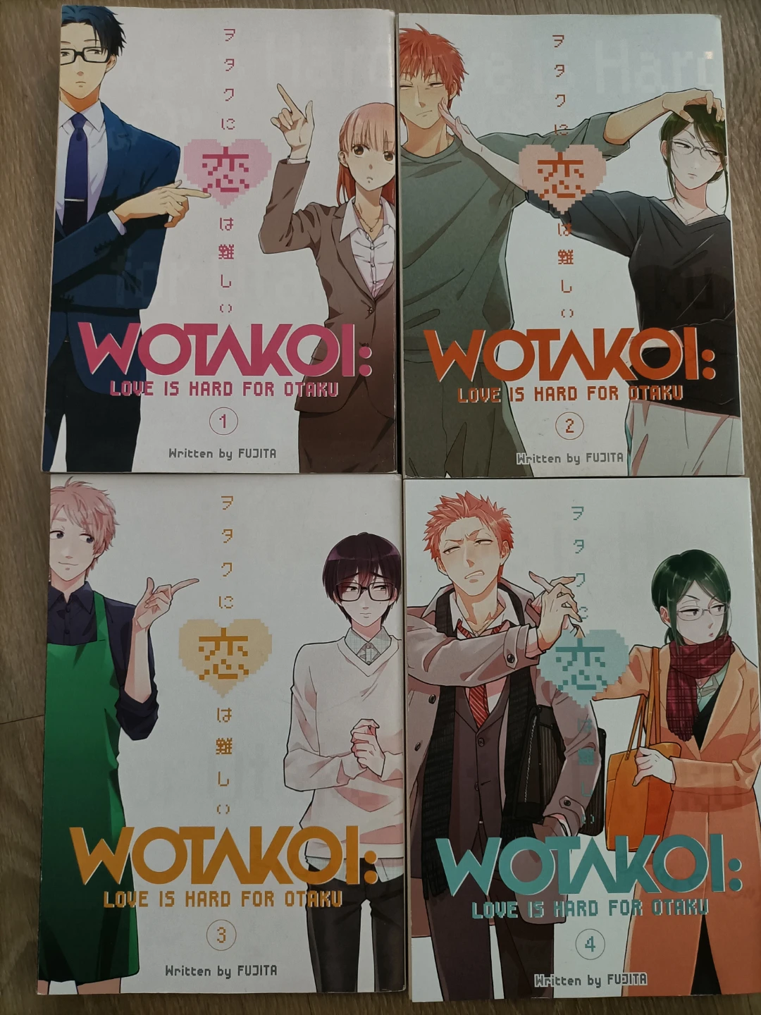 🏈Wotakoi: Love Is Hard for Otaku Vol. 1-4