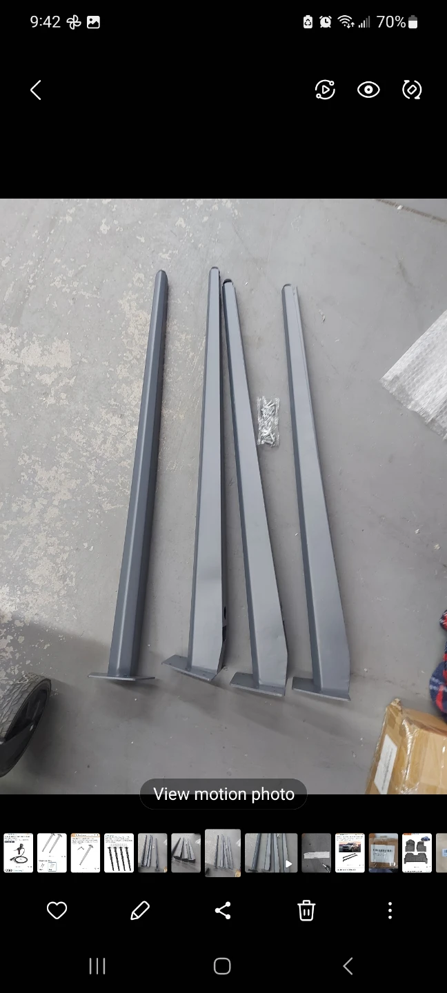 XUUHOOG 28 inch Modern Metal Table Legs - photo 3