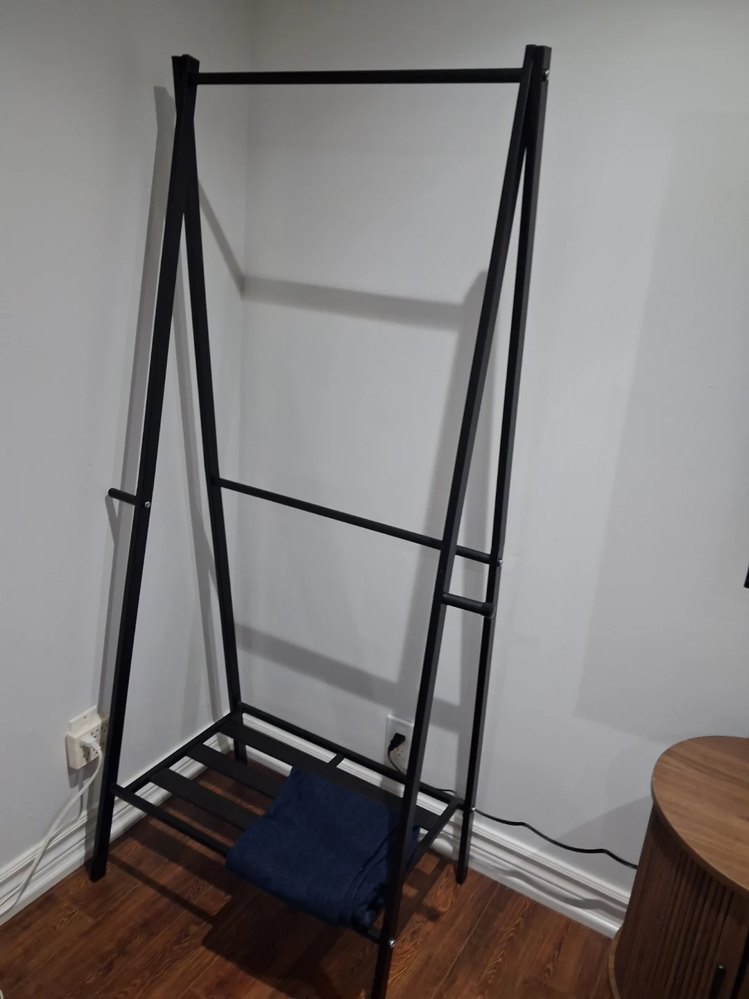 Black Metal Garment Rack