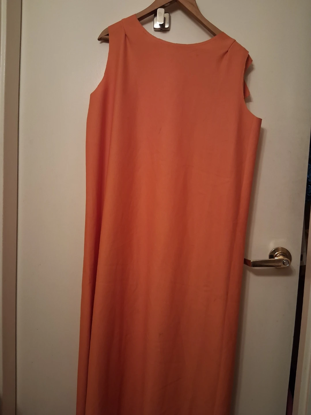 Orange Fabric- Unfinished Wraparound Dress - photo 3