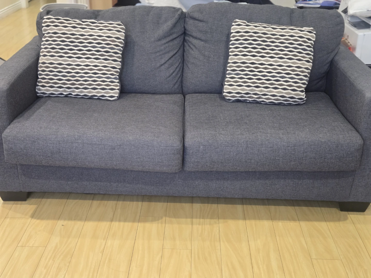 Dark Grey sofa and love seat - photo 2
