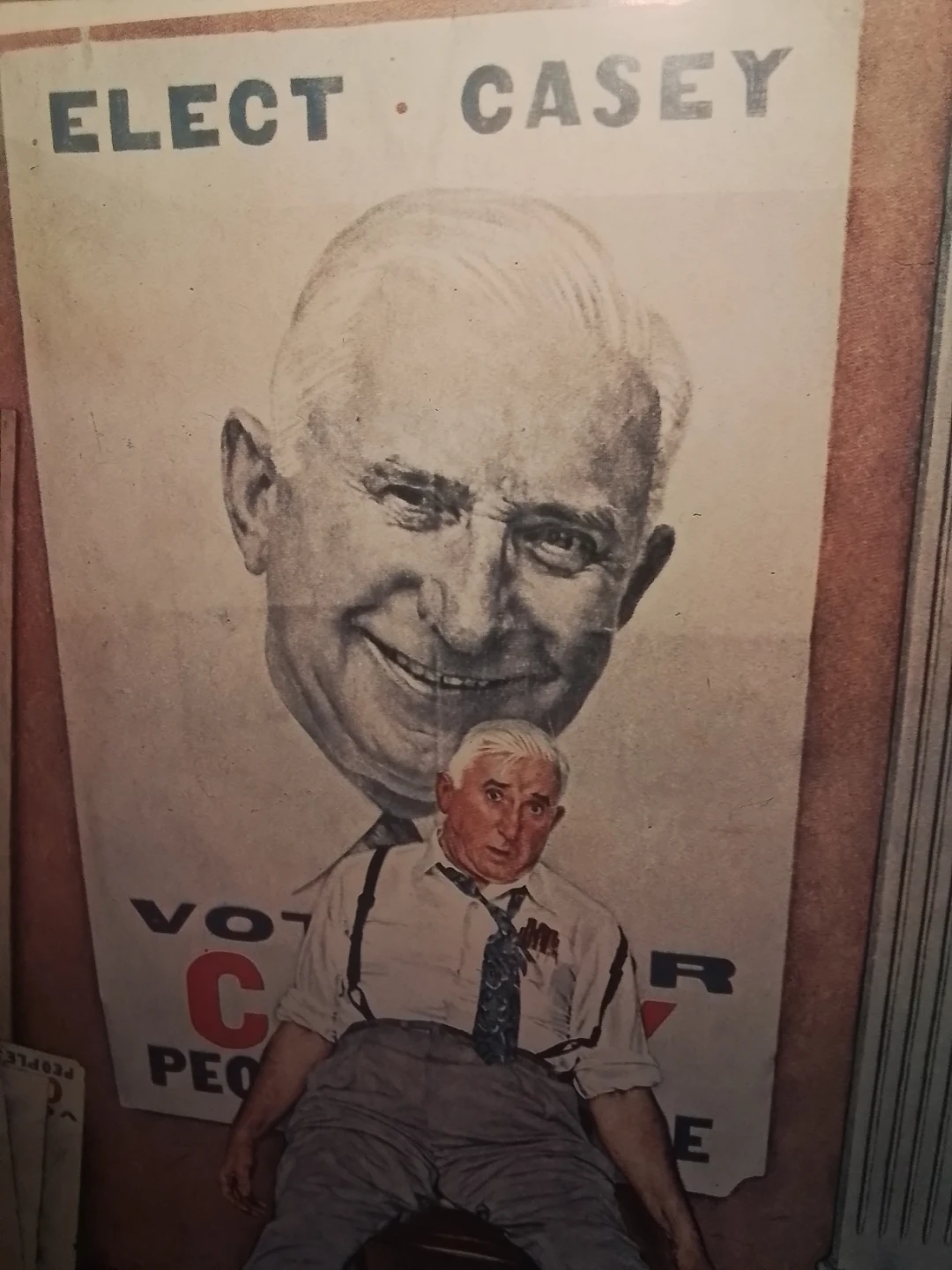 Vintage Norman Rockwell "Elect Casey" - photo 3