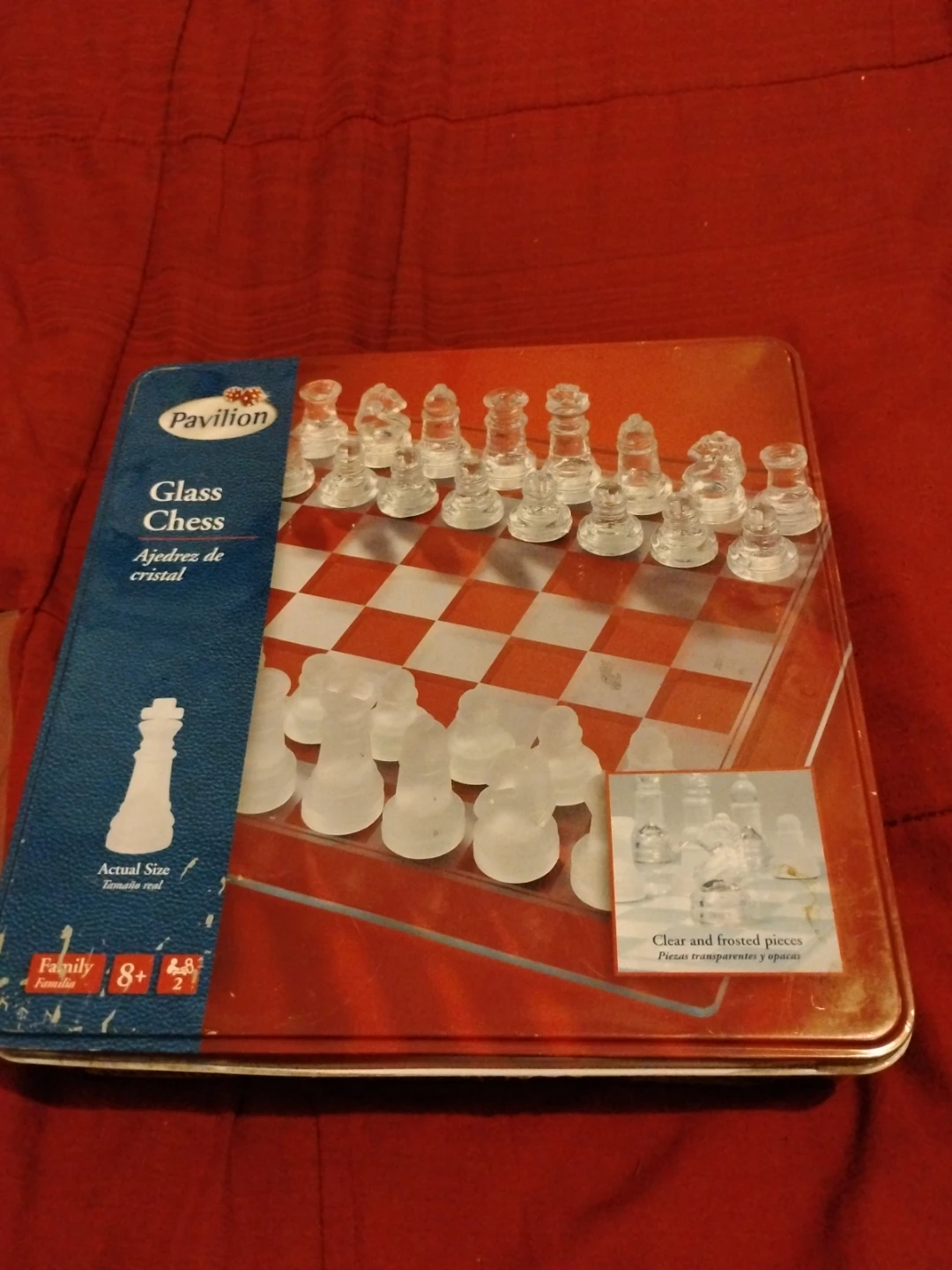 Pavilion Glass Chess Set