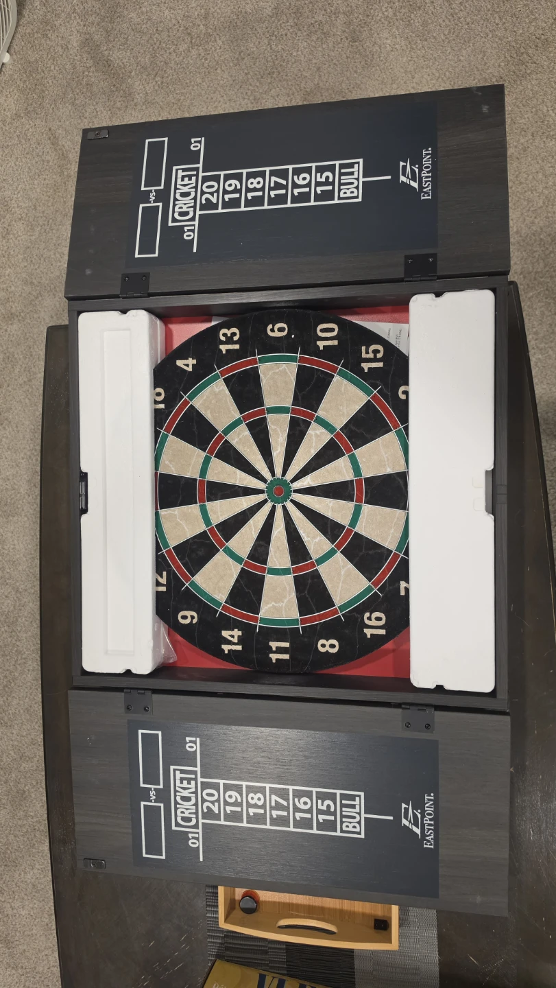 dartboard cabinet set