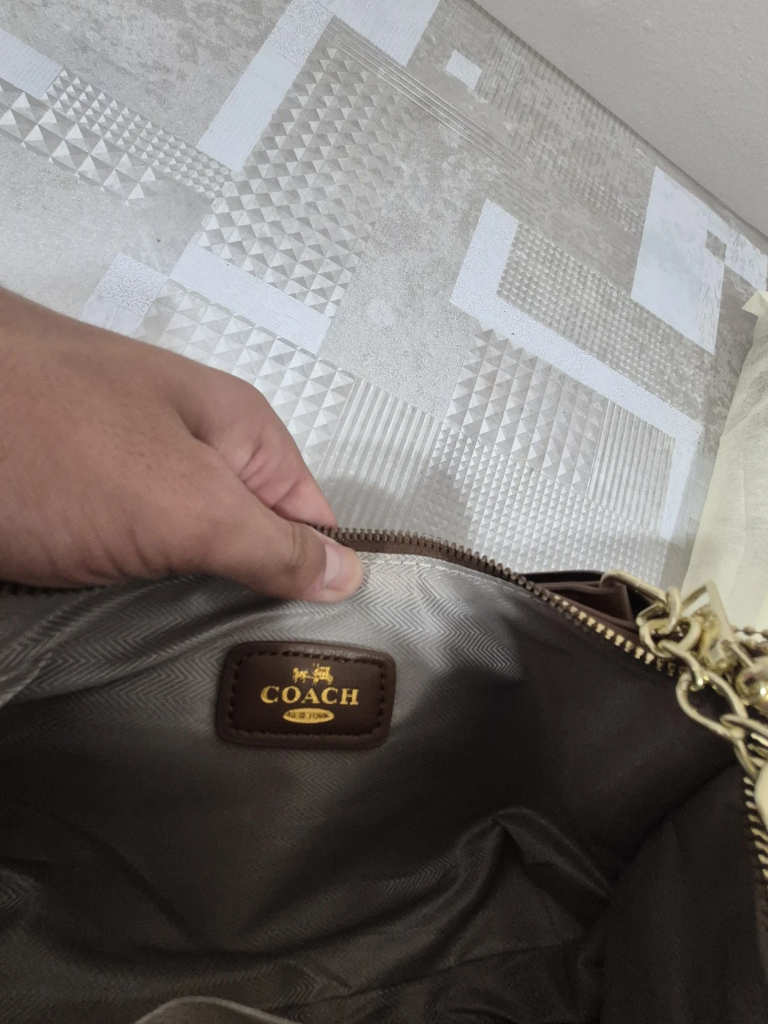 Coach Brown Leather Bag - photo 3