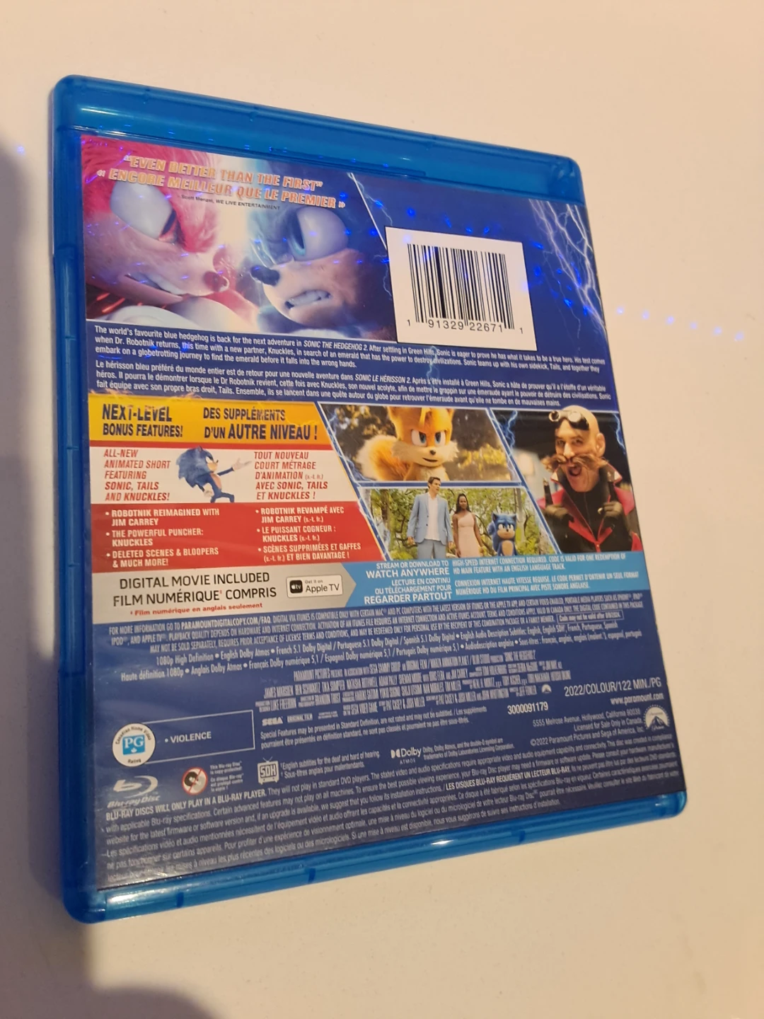 Sonic the Hedgehog 2 Blu-ray - photo 2