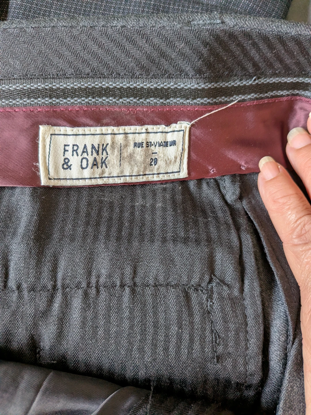 🏈Frank & Oak Rue St-Viateur Wool Trousers - photo 5
