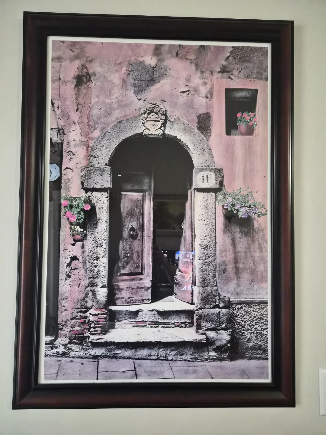 Framed Italian Doorway Wall Art