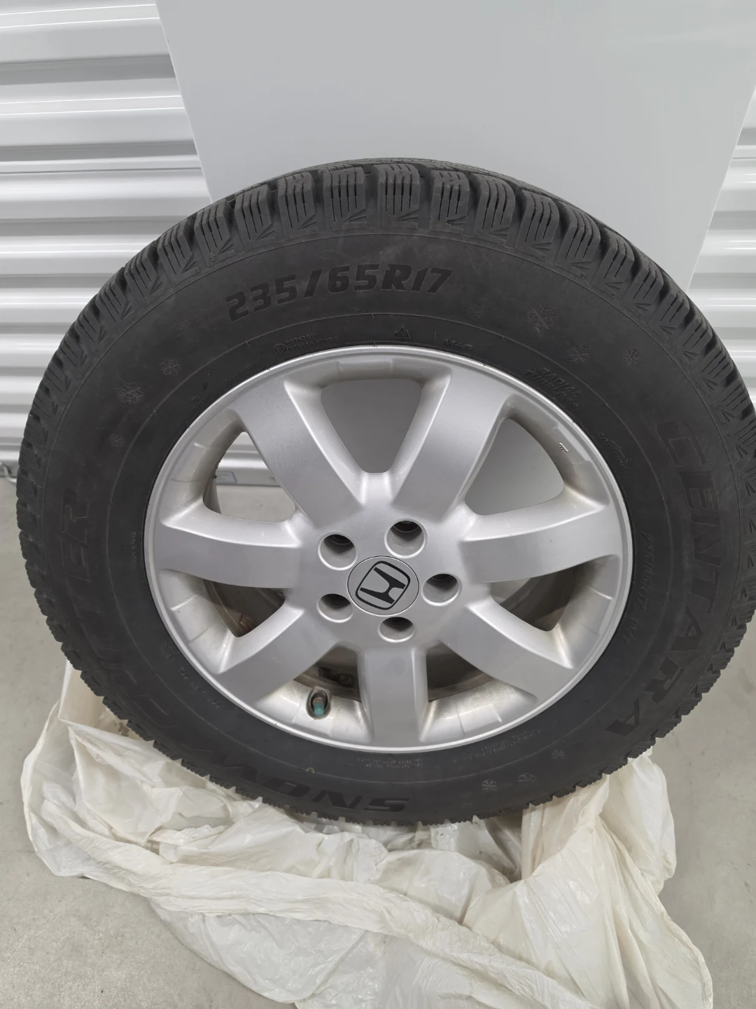 Honda 235/65R17 Winter Tires with Rims