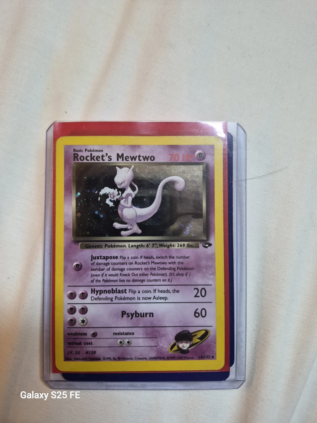 Rocket's Mewtwo 14/132 Gym Heroes (2000) Pokemon Card