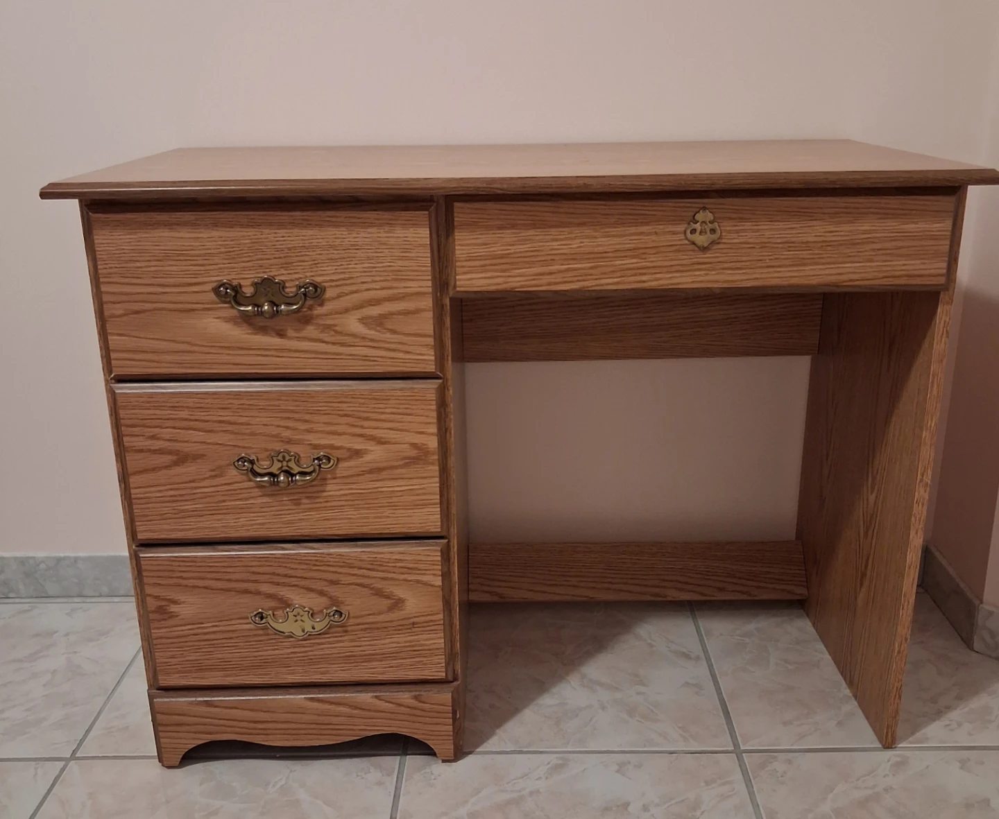 Oak desk - photo 2
