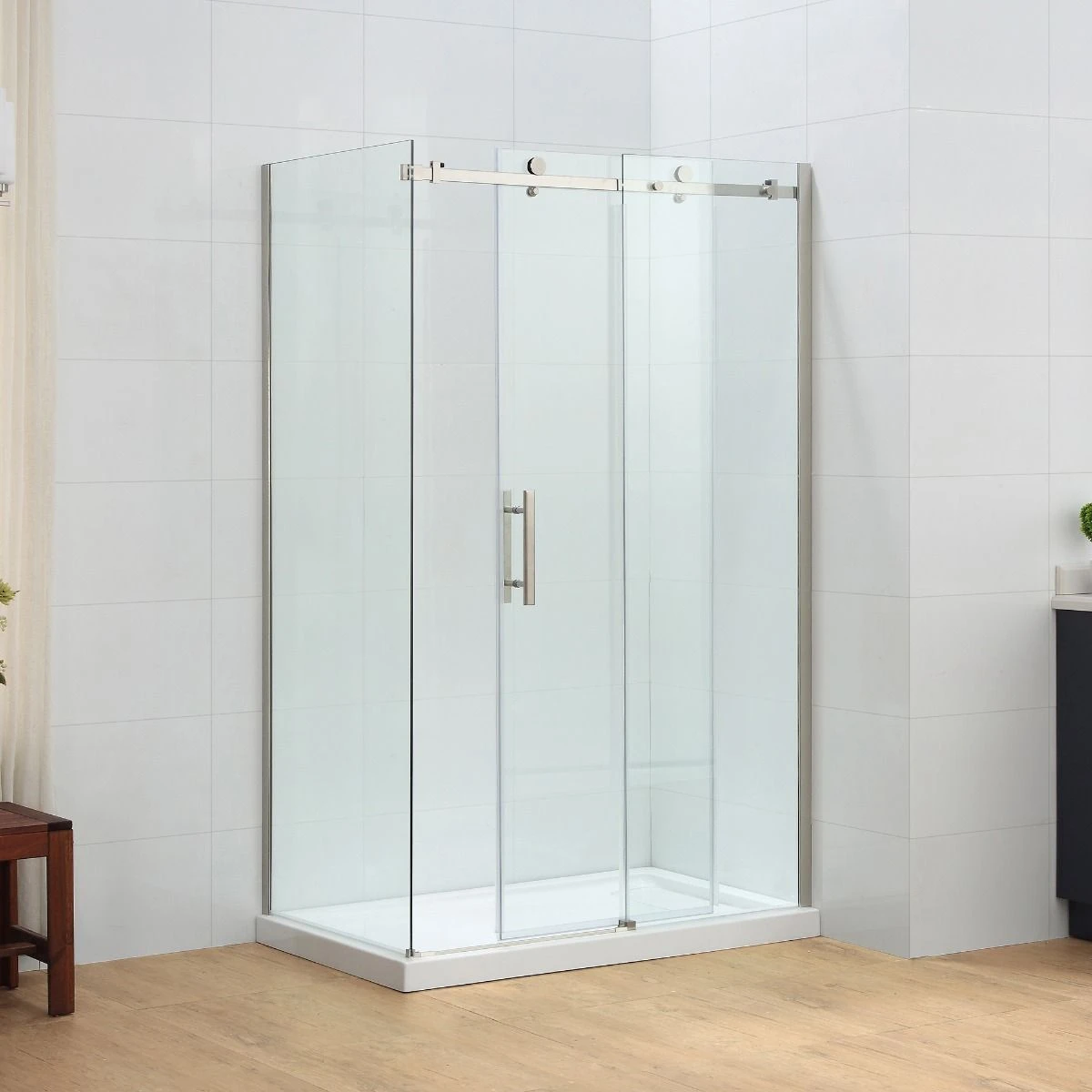 Sliding Glass Shower Enclosure without base