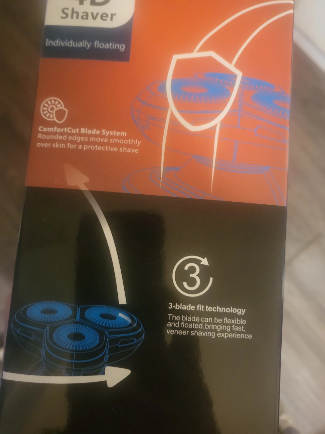 4D Men's Rechargeable Electric Shaver