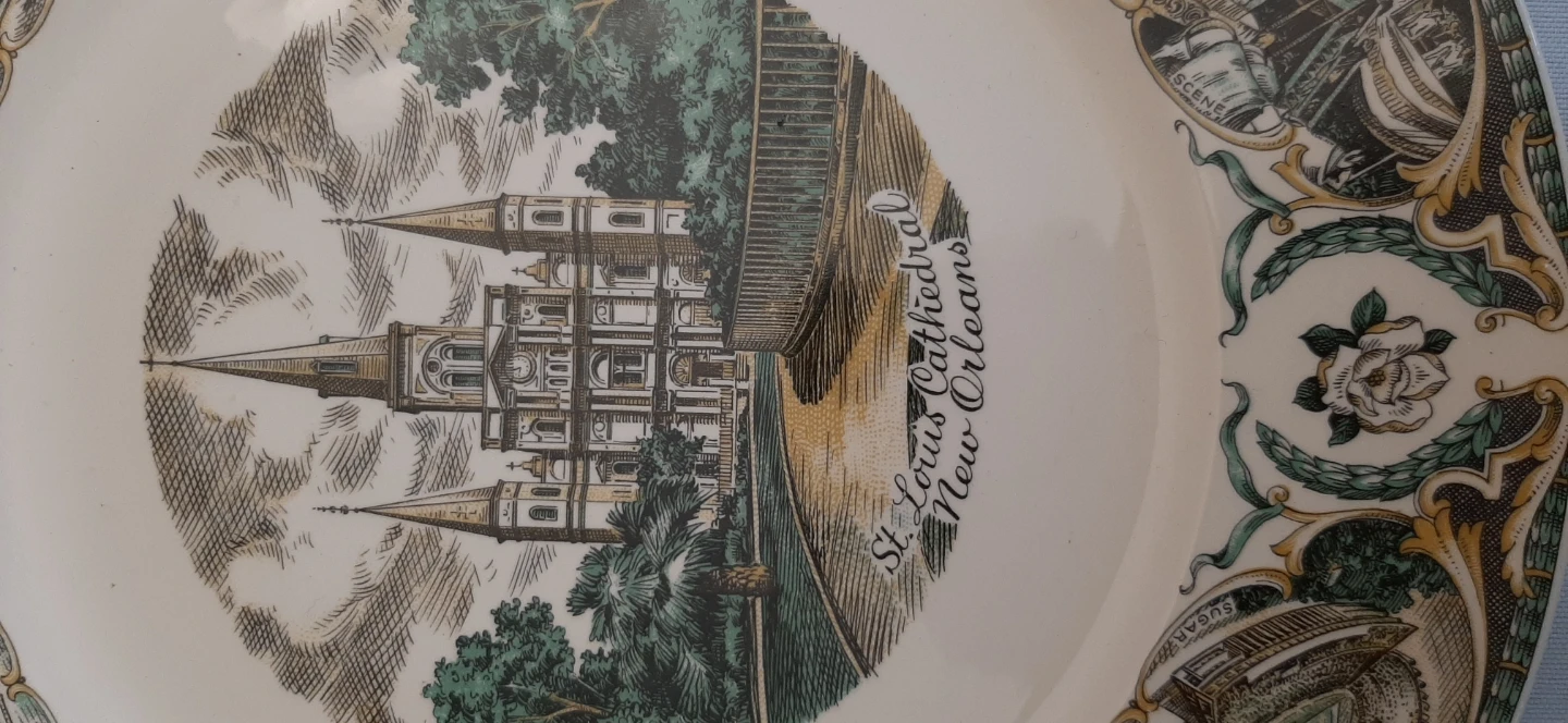 St. Louis Cathedral New Orleans Souvenir Plate. - photo 4