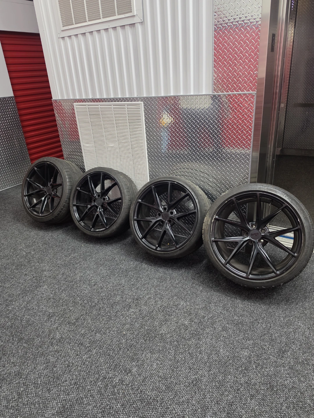 Niche M117 Misano Satin Black Wheels 19x8.5
