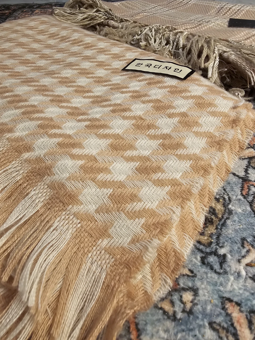 Plaid and Houndstooth Scarf Set - photo 2
