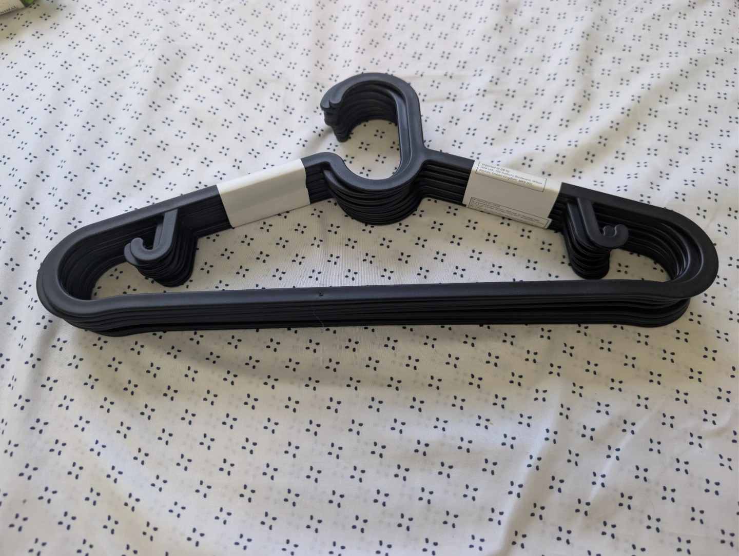 10 Black Clothes Hangers