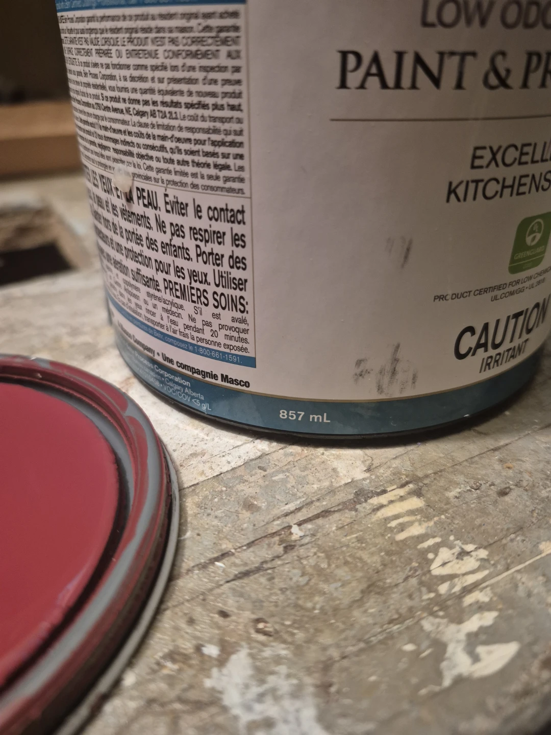 Behr Premium Plus Interior Satin Paint - Cherry Cola - photo 4