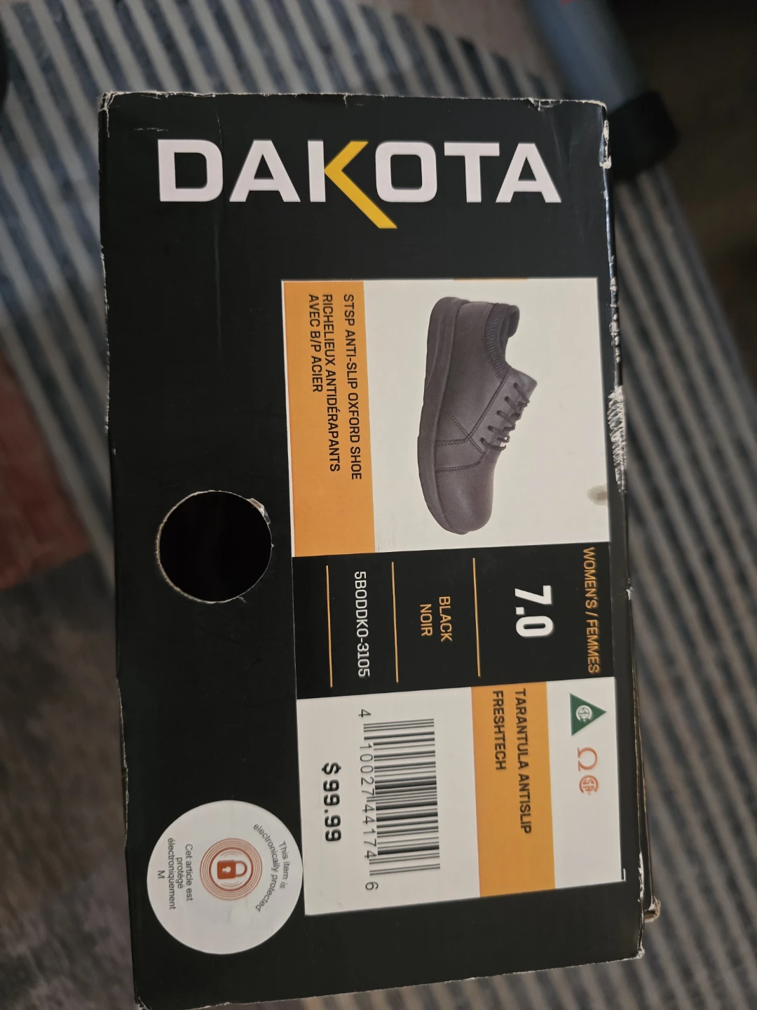 Dakota Women's Steel Toe Oxford Shoes Size 7 - photo 5