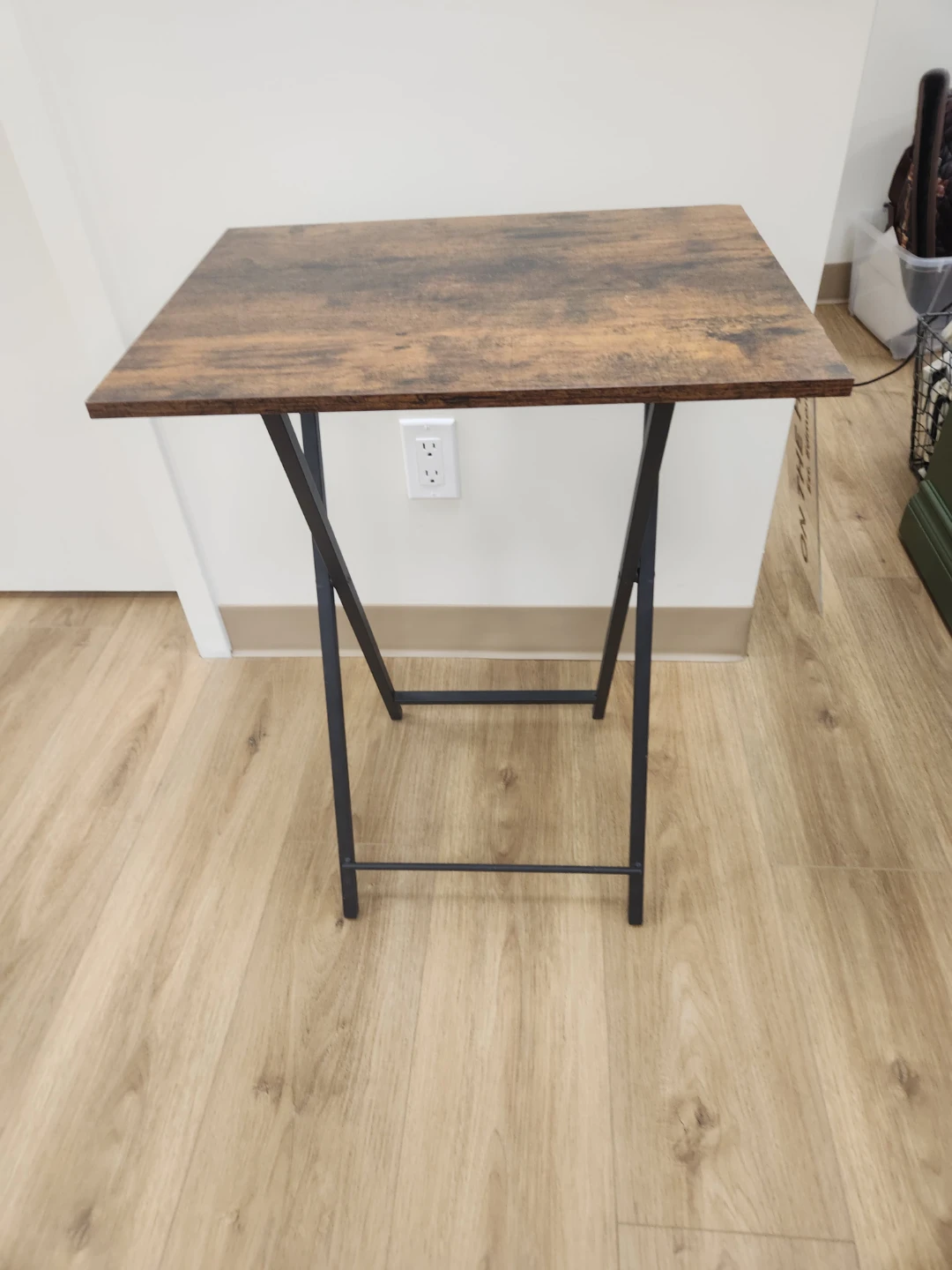 Rustic Wood Folding Table