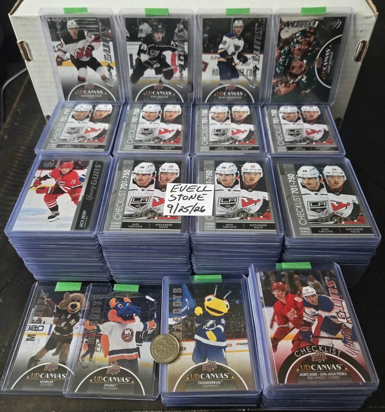 Large Collection of Upper Deck Young Guns