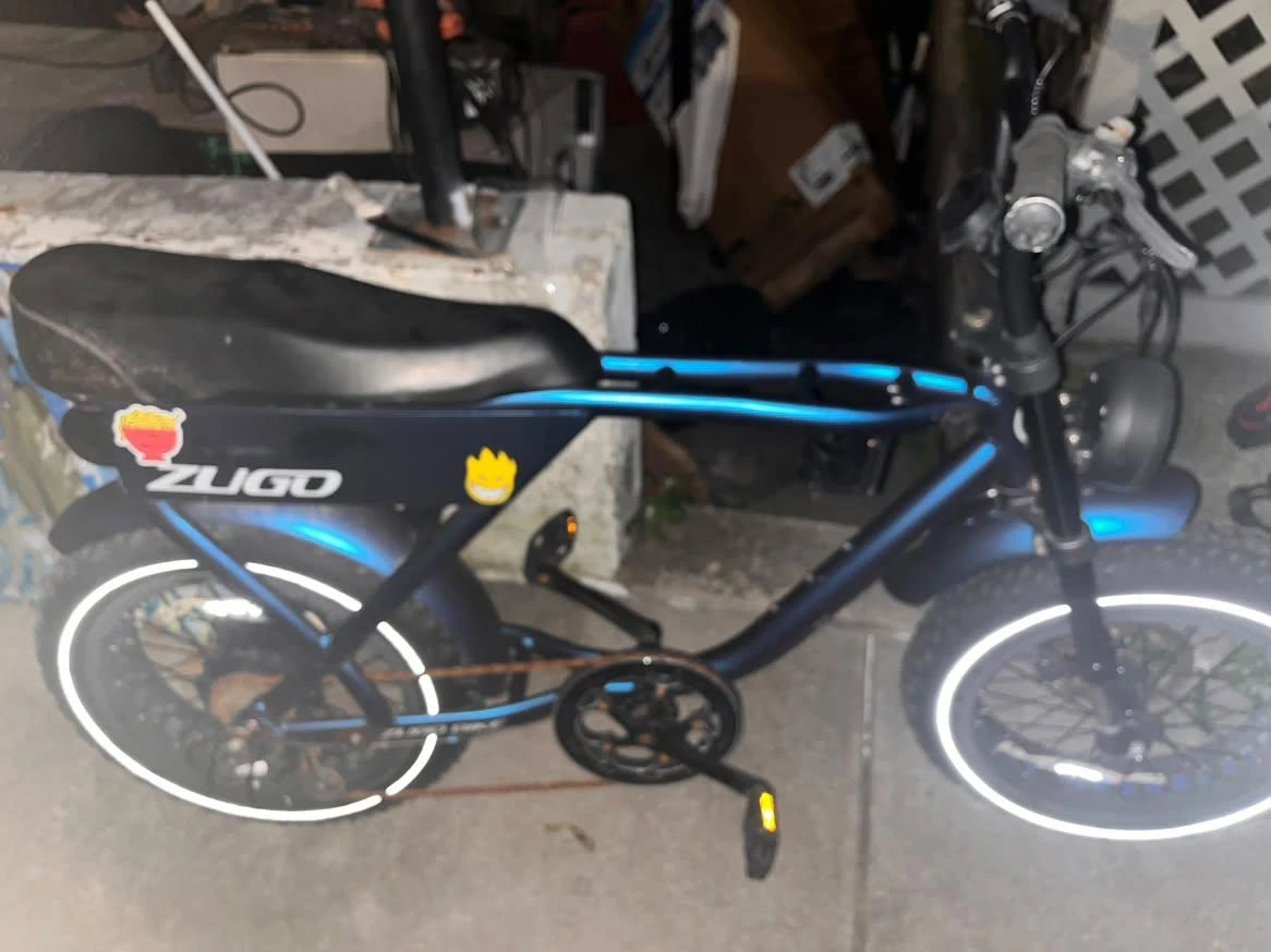Zugo Step-Over Electric Bike - Blue - photo 2