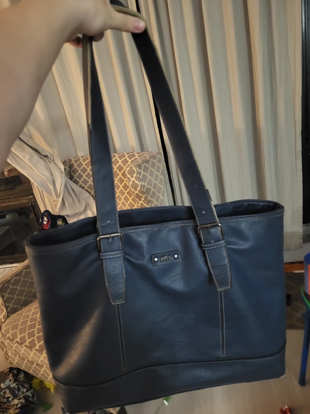 Roots Navy Blue Tote Bag - photo 4