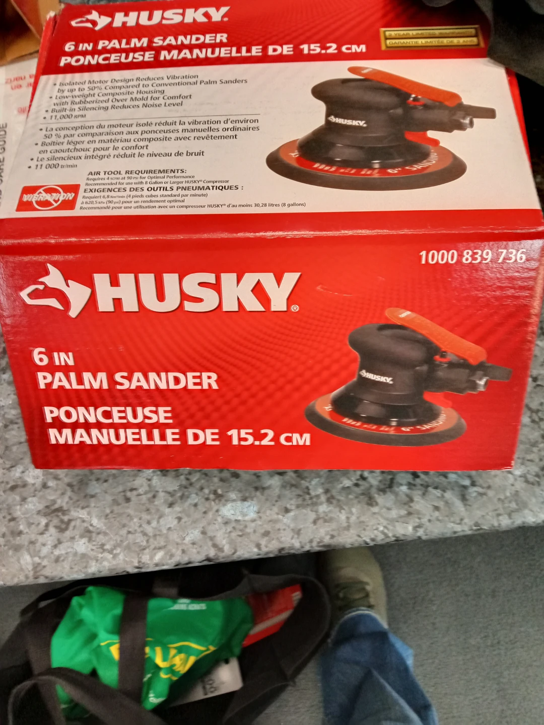 Husky 6-inch Palm Sander