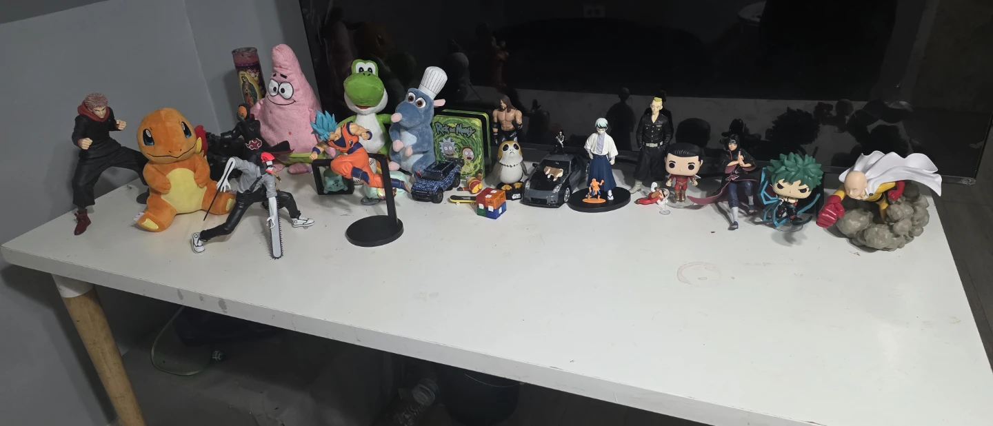 Collection of Anime and Pop Culture Figures