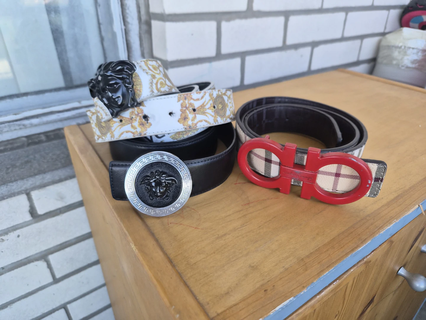 Selection of designer belts - photo 4