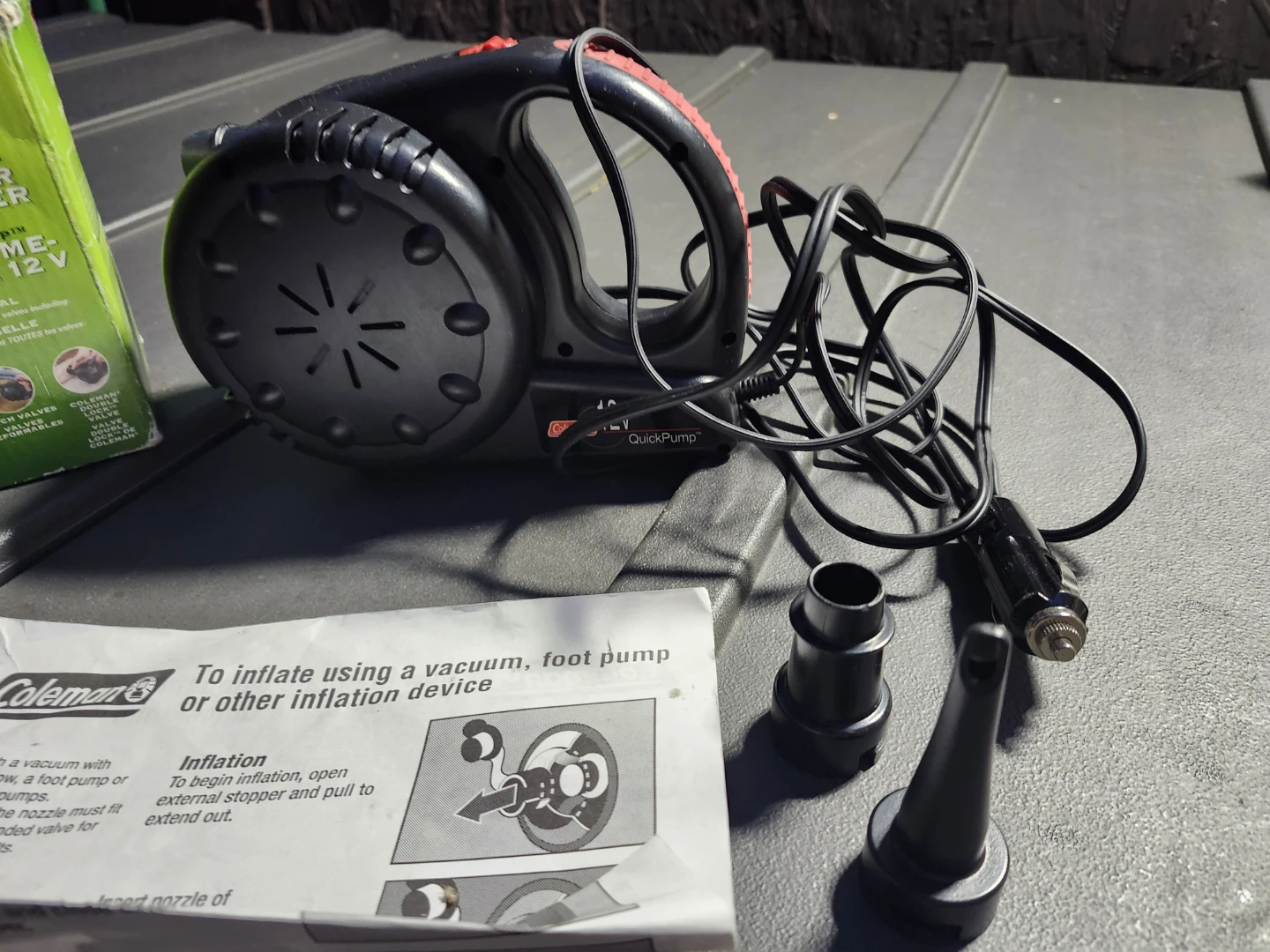 Coleman 12V Car Adapter QuickPump - photo 3