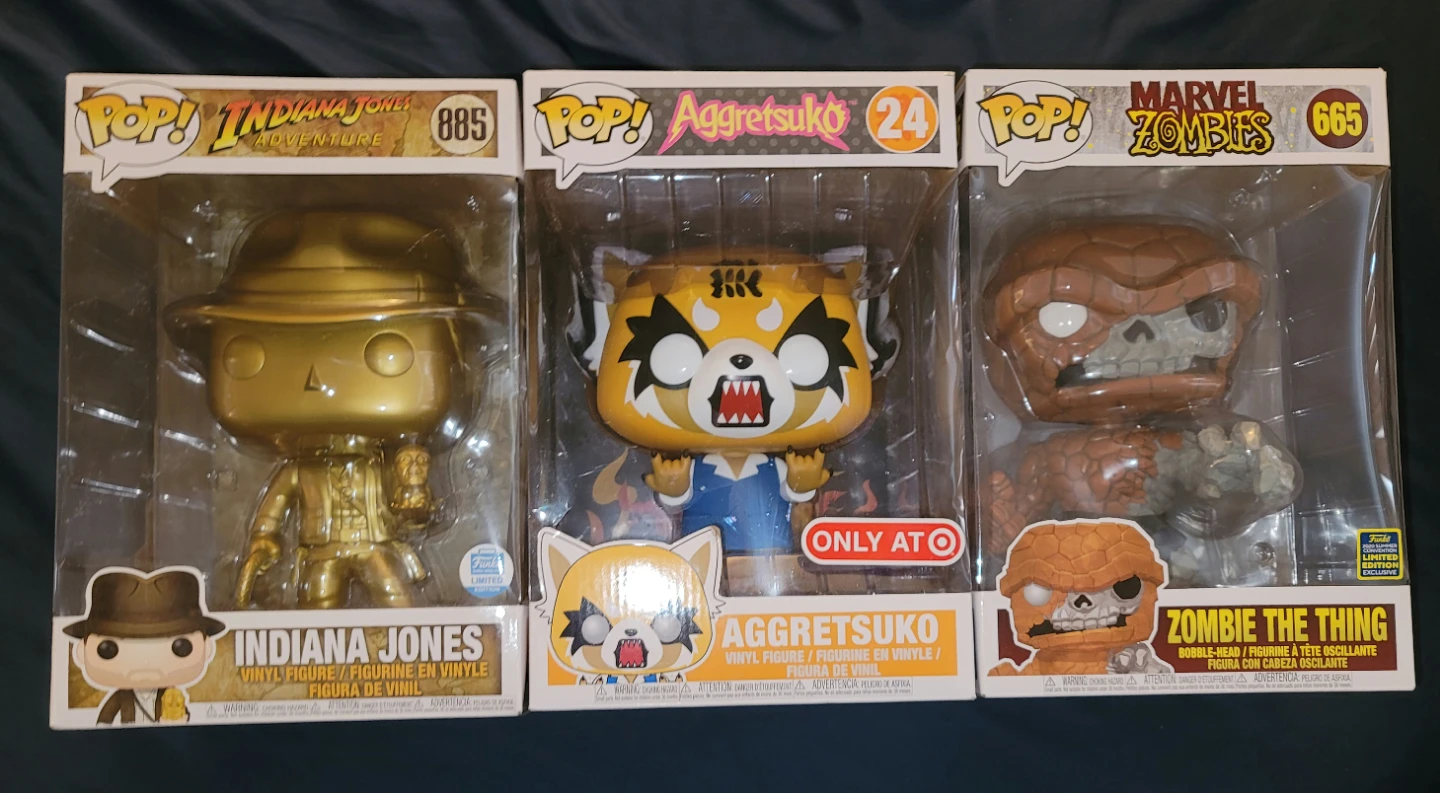 Set of 3 Funko Pop Figures 10 Inch Exclusives NEW