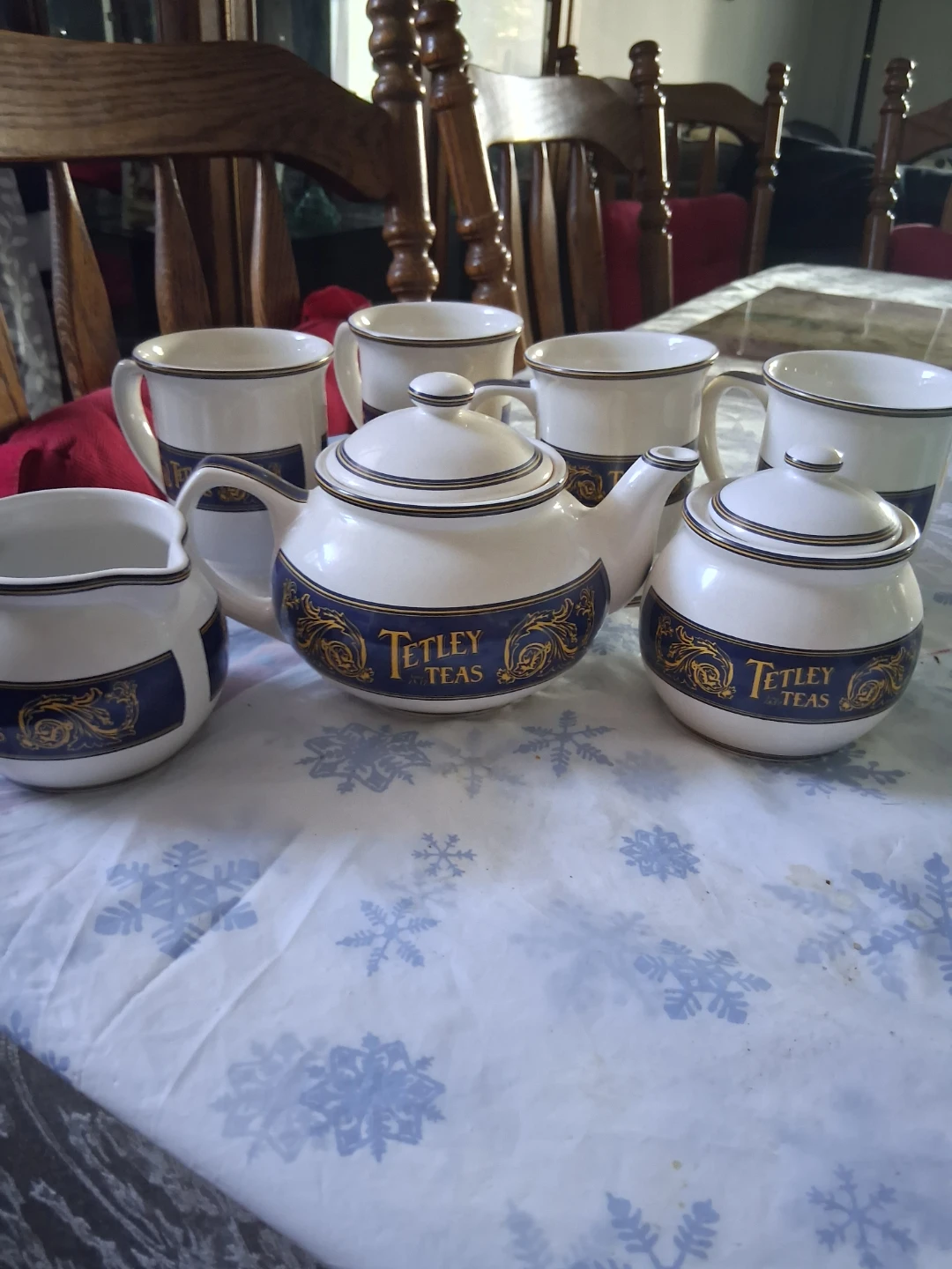 Tetley Teas Porcelain Tea Set