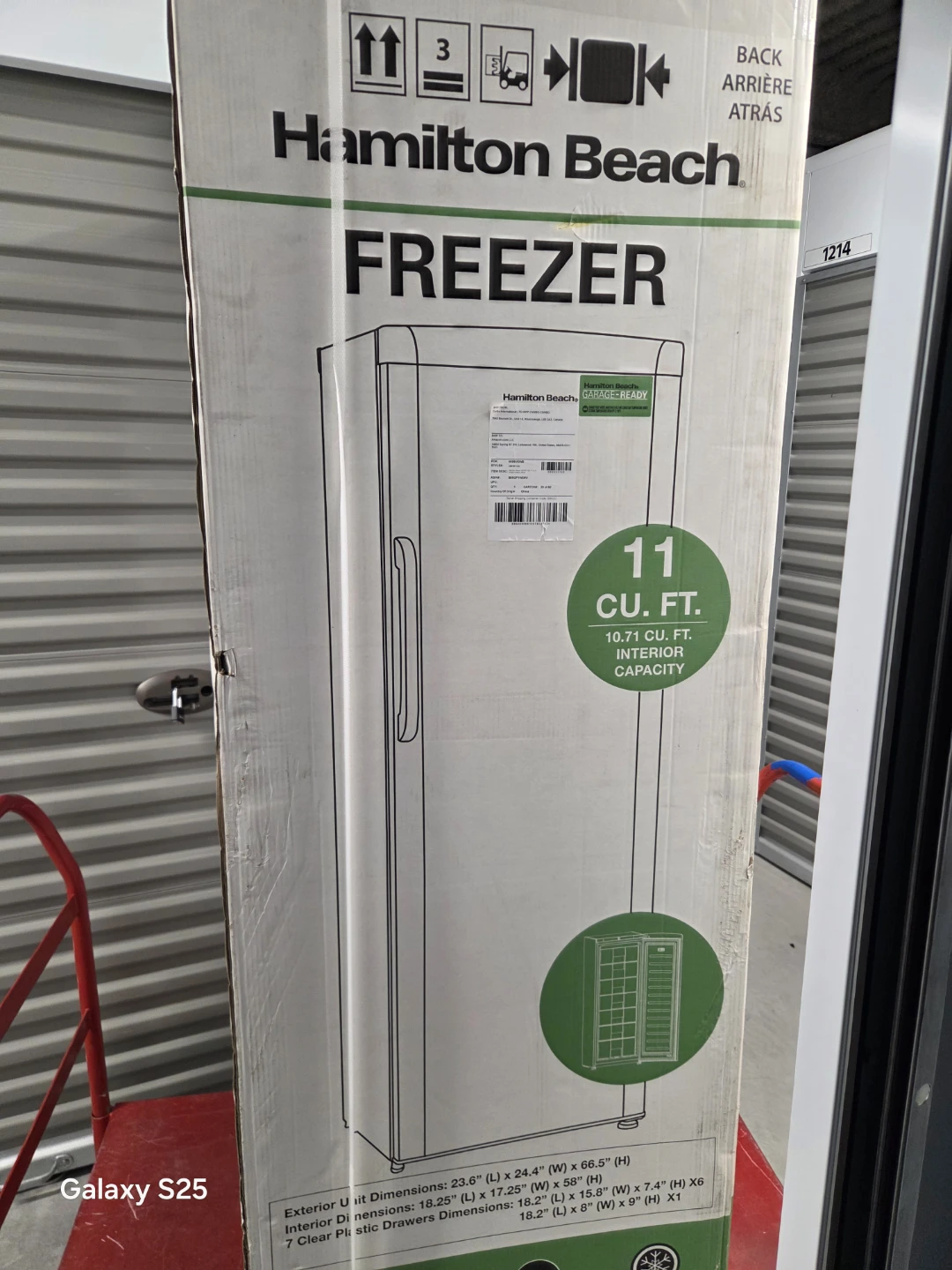 Hamilton Beach 11 cu. ft. Upright Freezer - photo 5