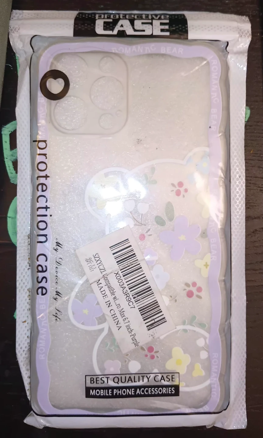 Romantic Bear Phone Case for IPHONE 13 PRO MAX OR 14 PRO MAX