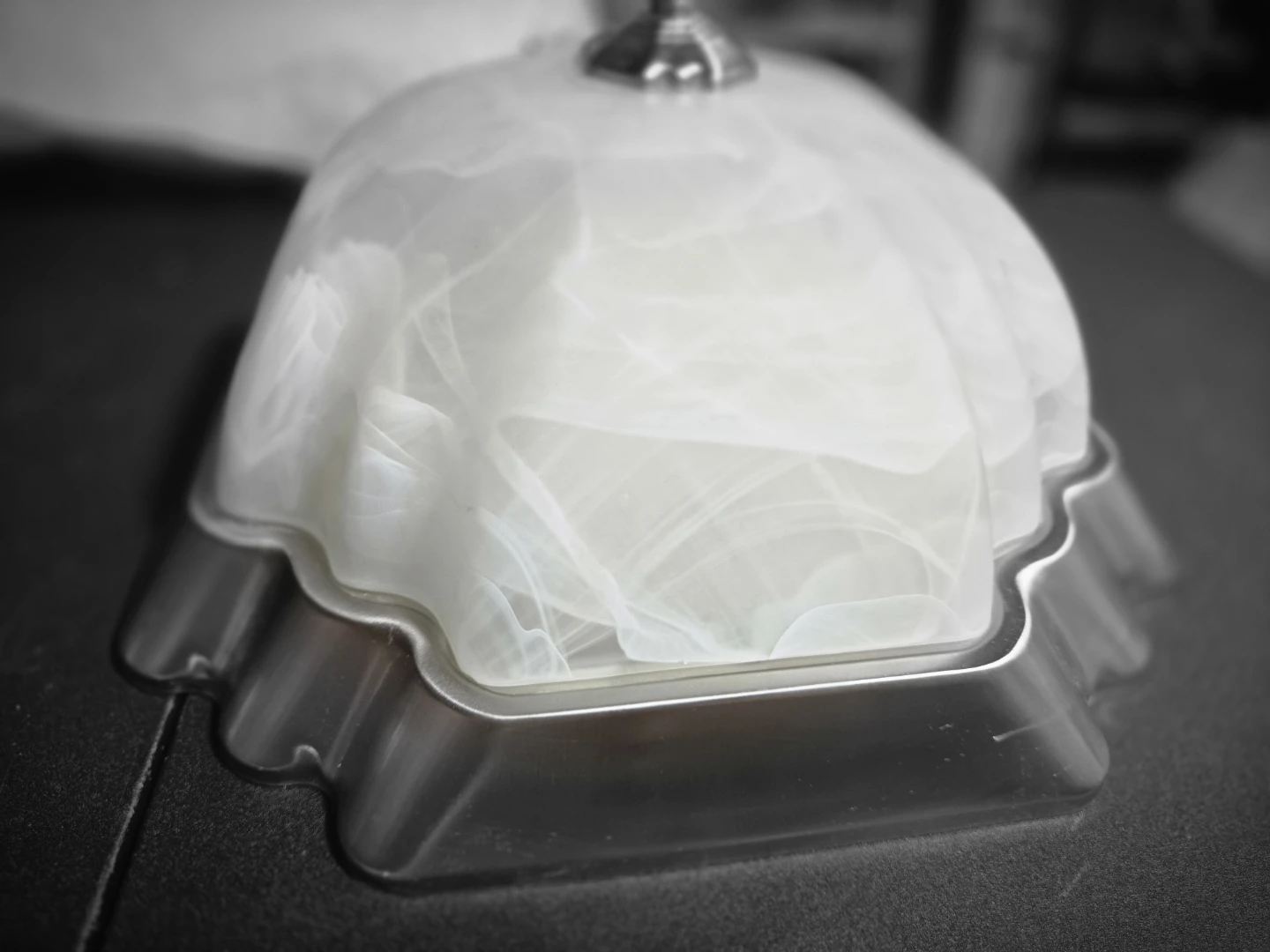 Frosted Glass Ceiling Light Fixture
