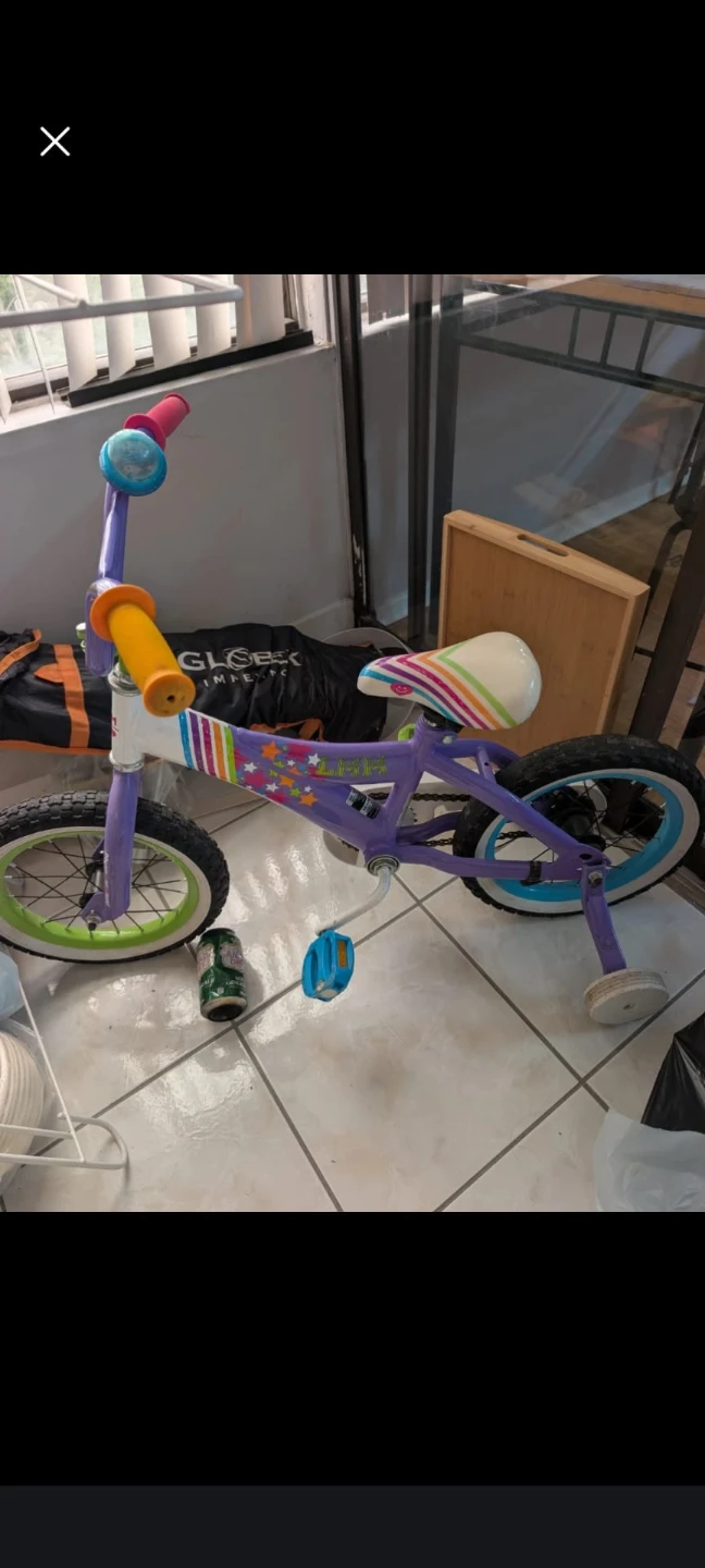 Huffy Kids 14-inch Bike with Training Wheels