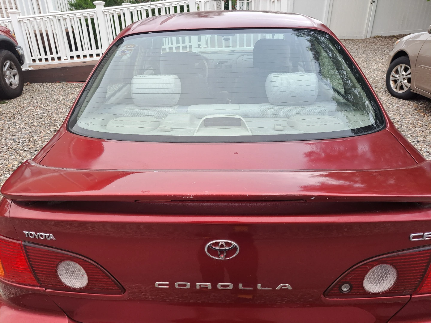Red Toyota Corolla CE Sedan - photo 2