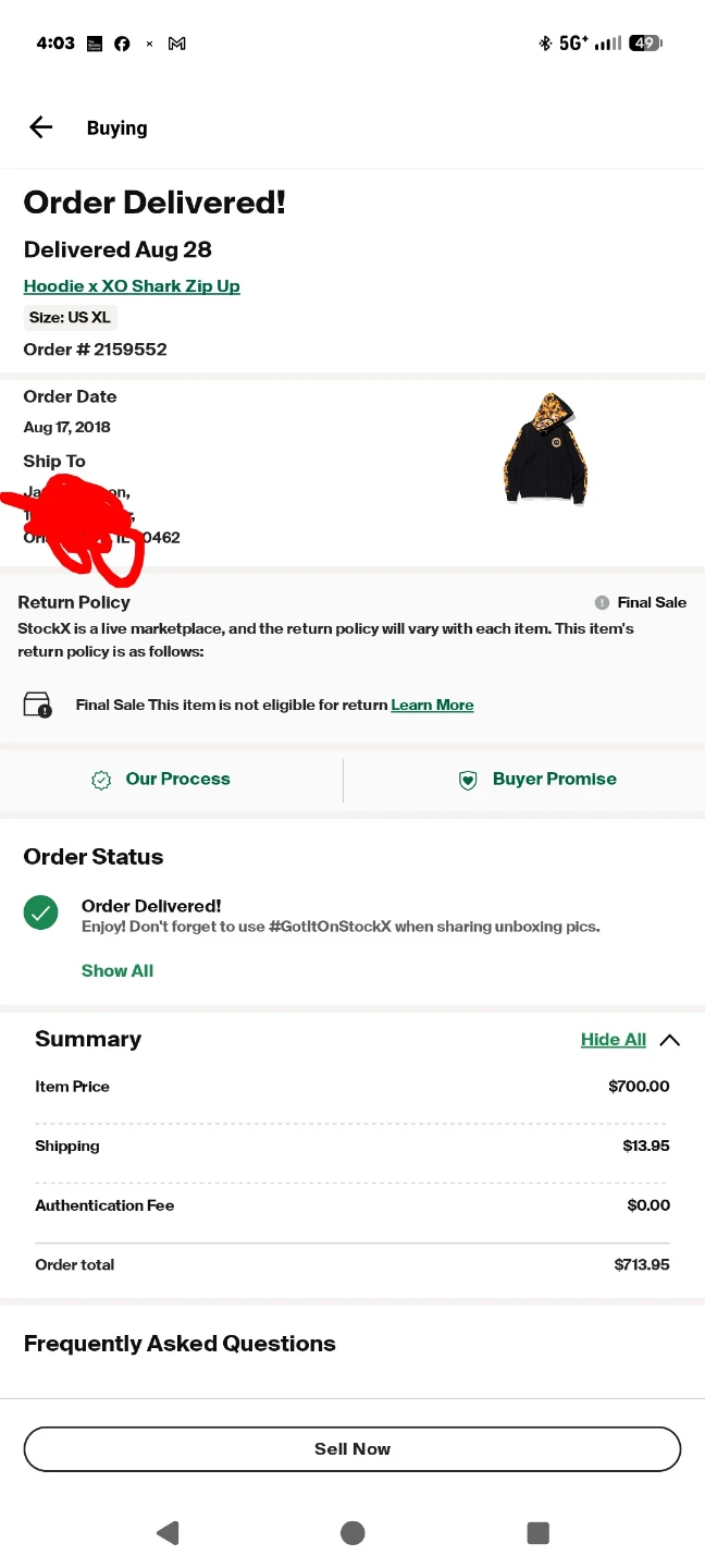Bape XO hoodie authentic xl WILL SELL IT FOR 250$ FOR TODAY ONLY - photo 3