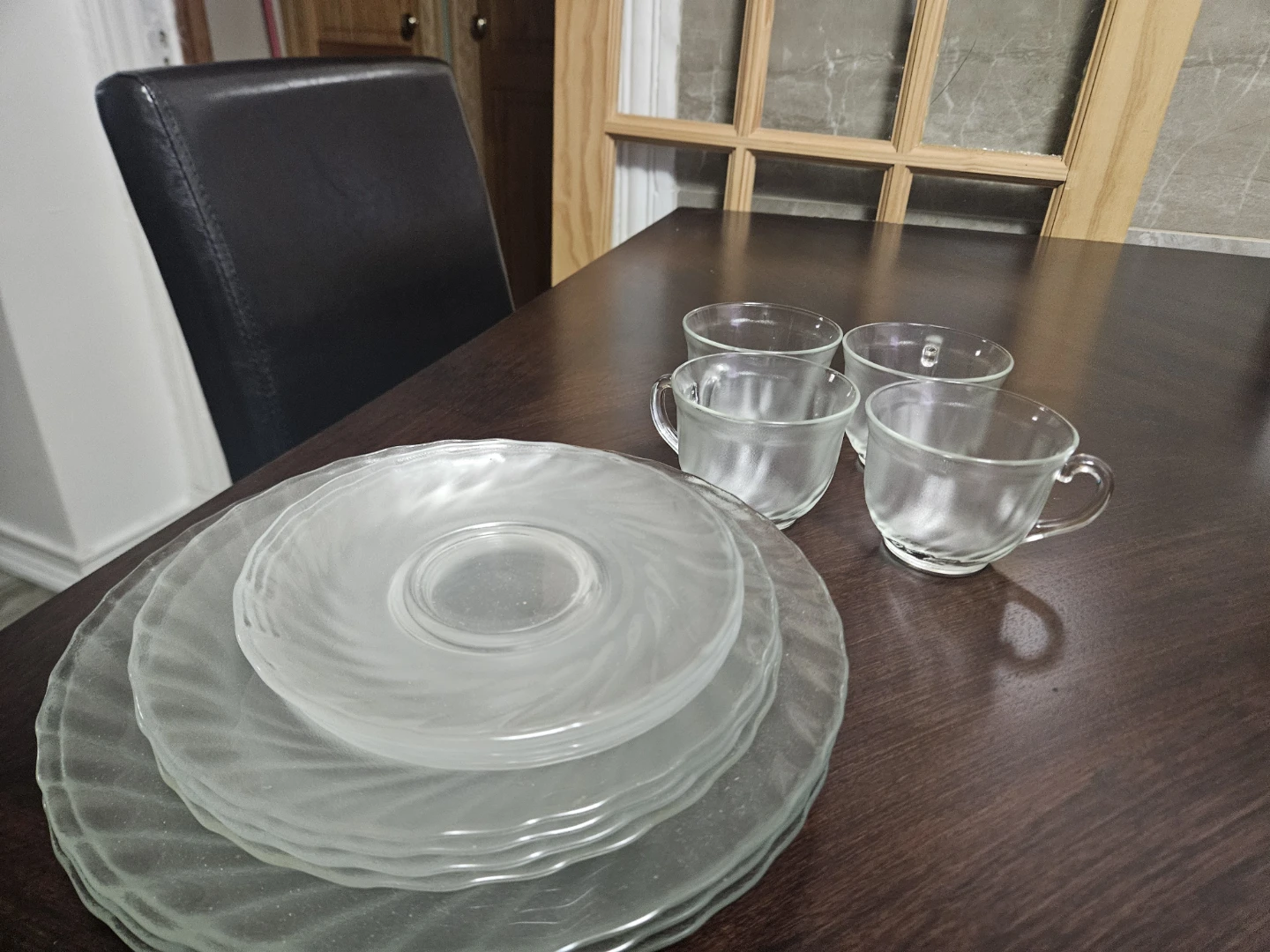Complete set of dinnerware in clear elegance - photo 2