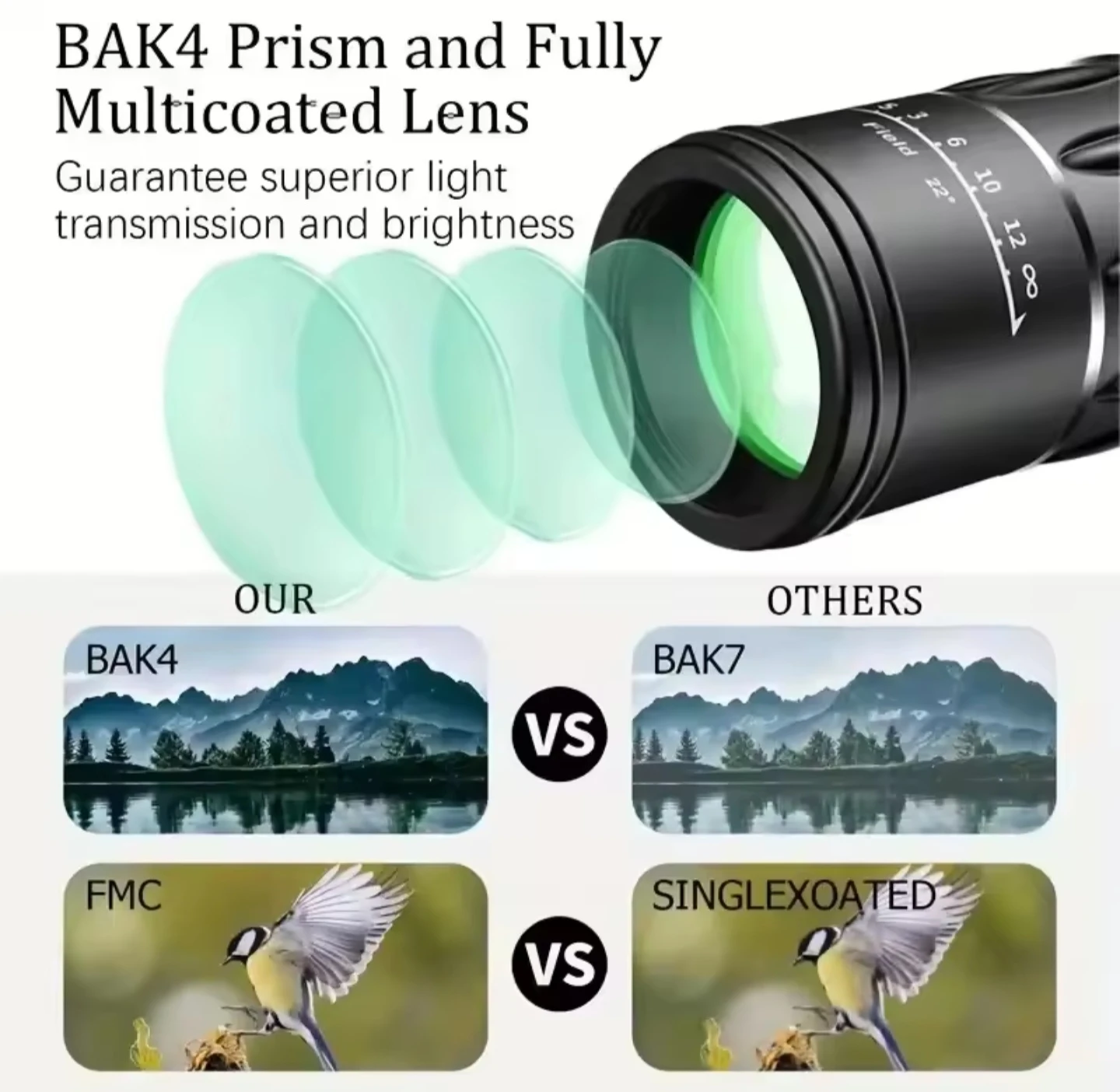 16x52 Monocular Telescope - photo 3