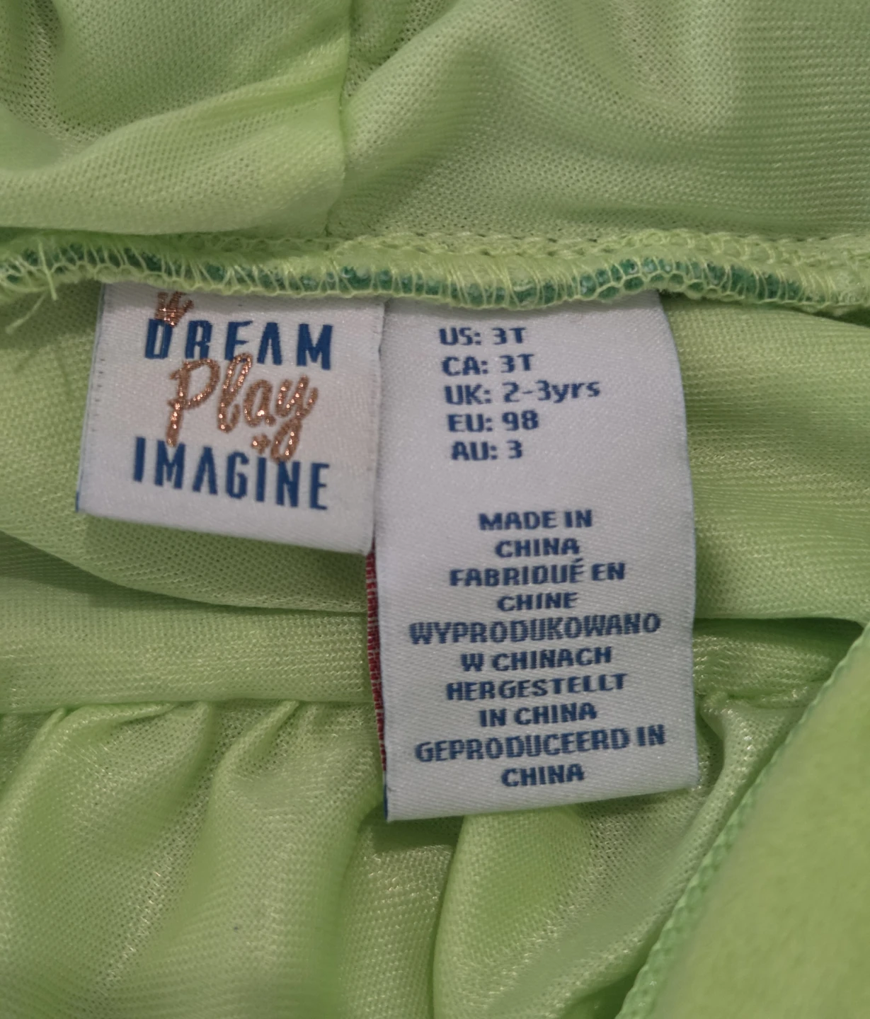 Dream Play Imagine Caterpillar Costume 3T - photo 3